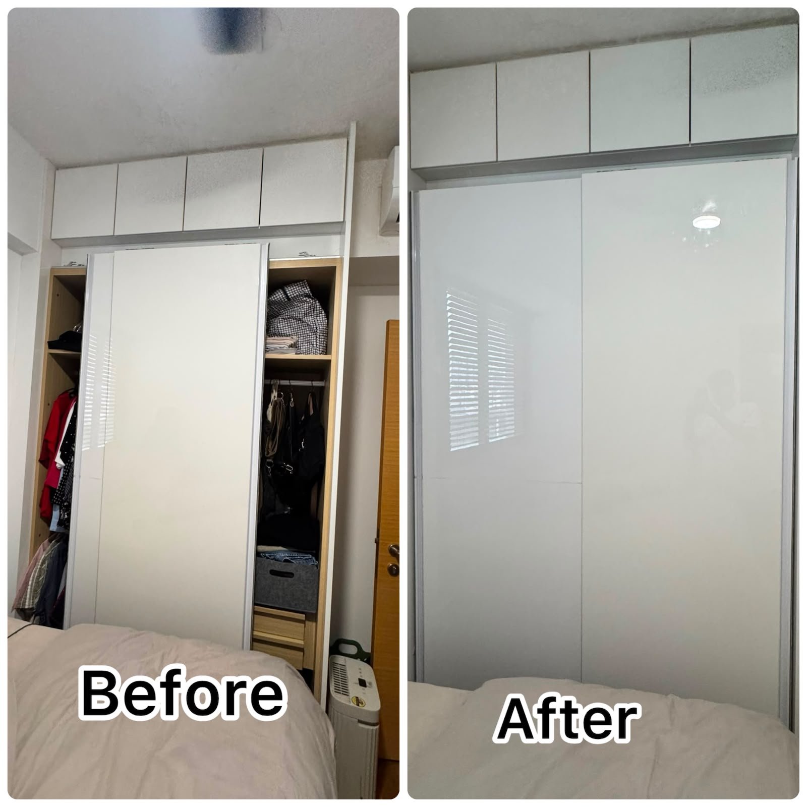 Wardrobe Sliding Door Repair & Adjustment Service in Singapore